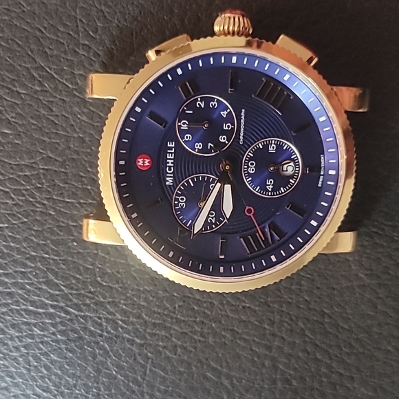 MICHELE 20mm Sport Sail Gold-Plated Watch Head